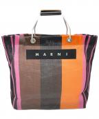 MARNIマルニ）の古着「MARKET STRIPE BAG」｜マルチカラー