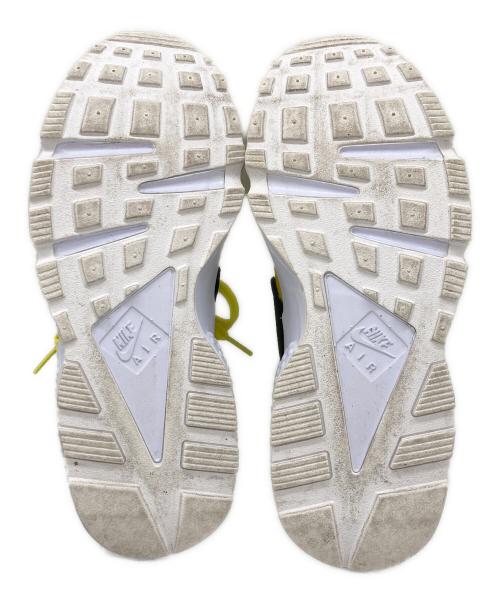 NIKE（ナイキ）NIKE (ナイキ) Air Huarache Low Run Premium Running Zip Shoes イエロー サイズ:23.5cmの古着・服飾アイテム