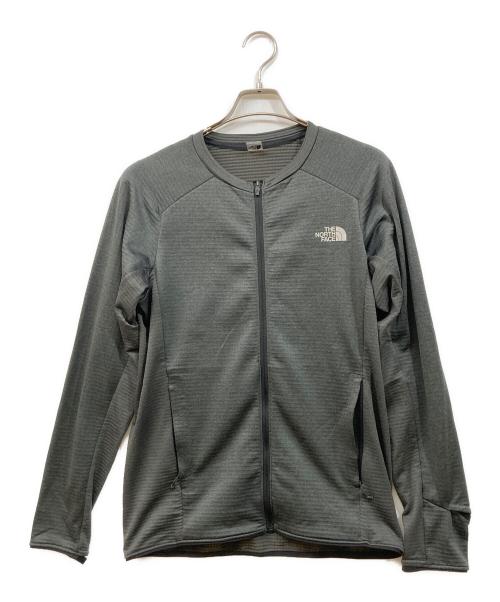 THE NORTH FACE（ザ ノース フェイス）THE NORTH FACE (ザ ノース フェイス) サーマルバーサグリッドフルジップクルー グレー サイズ:Sの古着・服飾アイテム