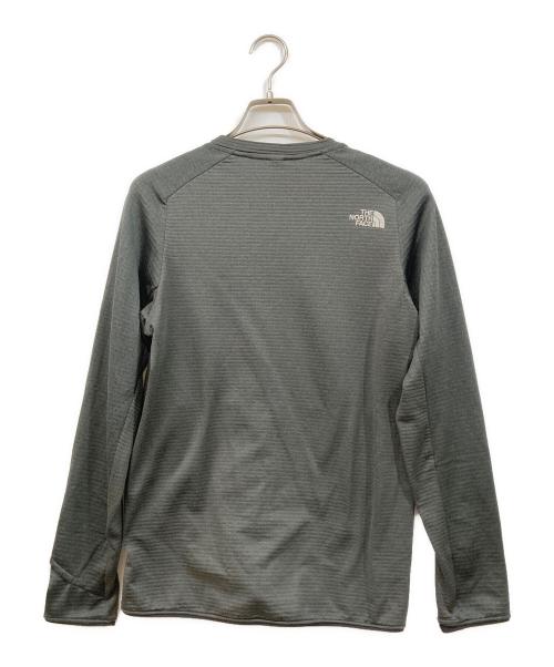 THE NORTH FACE（ザ ノース フェイス）THE NORTH FACE (ザ ノース フェイス) サーマルバーサグリッドフルジップクルー グレー サイズ:Sの古着・服飾アイテム