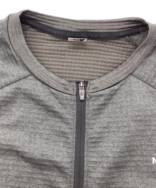 THE NORTH FACE（ザ ノース フェイス）THE NORTH FACE (ザ ノース フェイス) サーマルバーサグリッドフルジップクルー グレー サイズ:Sの古着・服飾アイテム