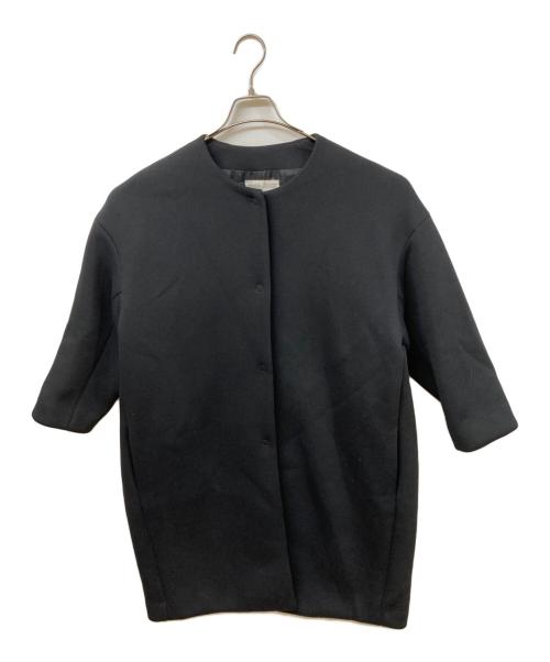 BEARDSLEY（ビアズリー）BEARDSLEY (ビアズリー) ノーカラーコート ブラック サイズ:SIZE Freeの古着・服飾アイテム
