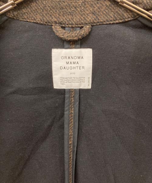 GRANDMA MAMA DAUGHTER（グランマママドーター）GRANDMA MAMA DAUGHTER (グランマママドーター) ウールコート ブラウン サイズ:SIZE 2の古着・服飾アイテム