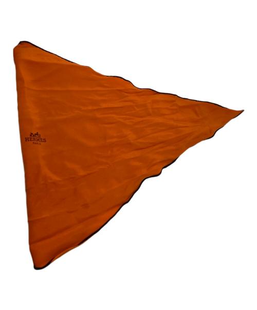 HERMES（エルメス）HERMES (エルメス) シルクスカーフ オレンジの古着・服飾アイテム