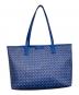 TORY BURCH（トリーバーチ）の古着「EVER READY ZIP TOTE」｜ブルー