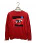 UNDERCOVER (アンダーカバー) MARS89 (マーズ89) ロングスリーブTシャツ レッド サイズ:	SIZE 3：6000円
