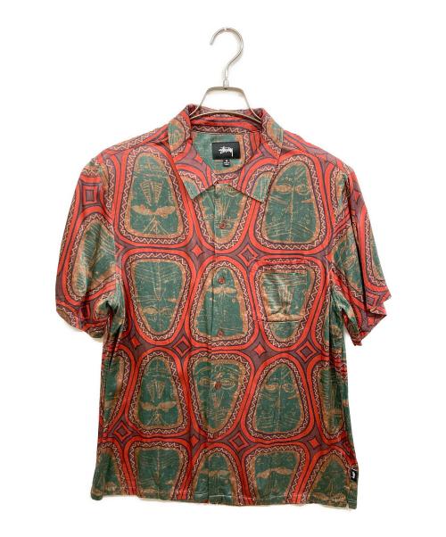 stussy（ステューシー）stussy (ステューシー) MASK SHIRT ブラウン サイズ:Mの古着・服飾アイテム