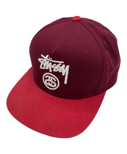stussy（ステューシー）stussy (ステューシー) キャップ ブラウン サイズ:サイズ表記無しの古着・服飾アイテム
