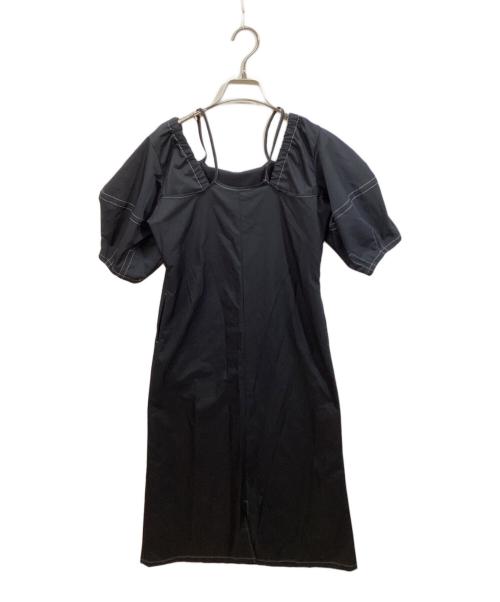 MURRAL（ミューラル）MURRAL (ミューラル) Ivy vase dress ブラック サイズ:2の古着・服飾アイテム