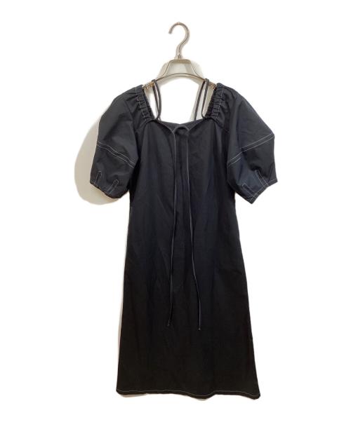 MURRAL（ミューラル）MURRAL (ミューラル) Ivy vase dress ブラック サイズ:2の古着・服飾アイテム