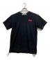 PLAY COMME des GARCONS（プレイコムデギャルソン）の古着「WITH DOUBLE HEART T-SHIRT」｜ブラック