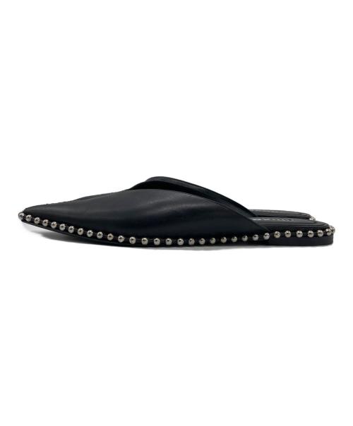 ALEXANDER WANG（アレキサンダー・ワン）ALEXANDER WANG (アレキサンダー・ワン) Mira Flat Slide calf ブラック サイズ:36の古着・服飾アイテム
