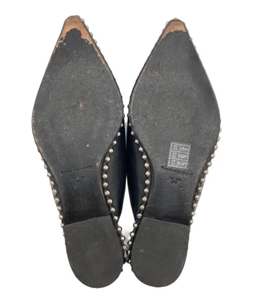 ALEXANDER WANG（アレキサンダー・ワン）ALEXANDER WANG (アレキサンダー・ワン) Mira Flat Slide calf ブラック サイズ:36の古着・服飾アイテム