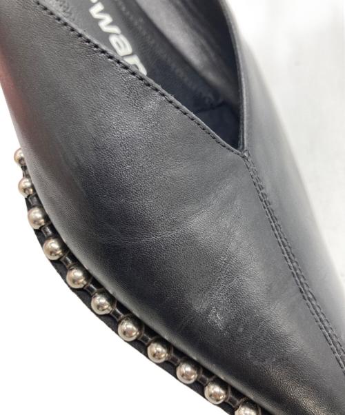 ALEXANDER WANG（アレキサンダー・ワン）ALEXANDER WANG (アレキサンダー・ワン) Mira Flat Slide calf ブラック サイズ:36の古着・服飾アイテム