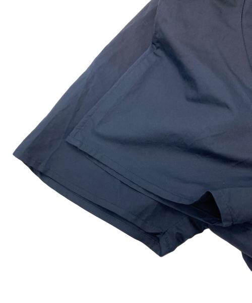 qualite（カリテ）qualite (カリテ) トリアセコットンギャザーブラウス ネイビー サイズ:SIZE Freeの古着・服飾アイテム