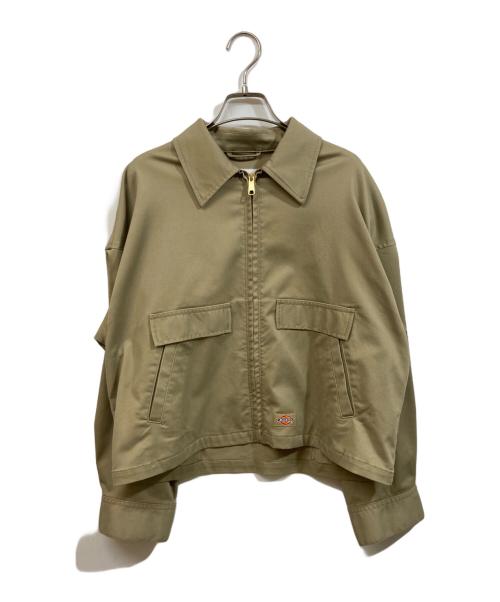 COCODEAL（ココディール）COCODEAL (ココディール) Dickies (ディッキーズ) ショートジップブルゾン ベージュ サイズ:	SIZE 2の古着・服飾アイテム