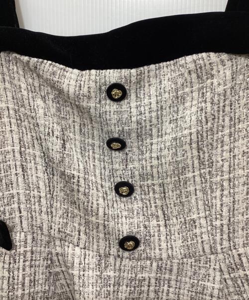HER LIP TO（ハーリップトゥ）HER LIP TO (ハーリップトゥ) Margaux Tweed Mini Dress petale ブラウン サイズ:SIZE Sの古着・服飾アイテム