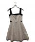 HER LIP TO（ハーリップトゥ）の古着「Margaux Tweed Mini Dress petale」｜ブラウン
