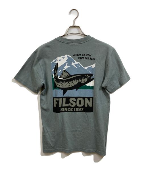 FILSON（フィルソン）FILSON (フィルソン) プリントTシャツ グレー サイズ:	SIZE Sの古着・服飾アイテム