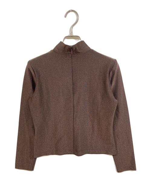 La Mode BALENCIAGA（ラモード バレンシアガ）La Mode BALENCIAGA (ラモード バレンシアガ) カットソー ブラウン サイズ:38の古着・服飾アイテム