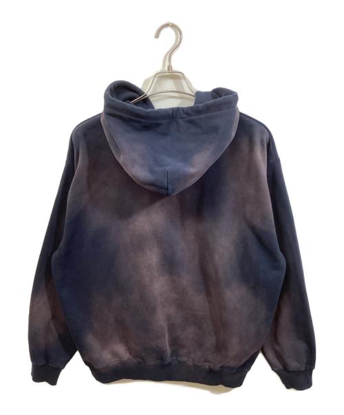 X-LARGE（エクストララージ）X-LARGE (エクストララージ) DISCHARGE PRINTED OG ZIP HOODED SWEATSHIRT ネイビー サイズ:Lの古着・服飾アイテム