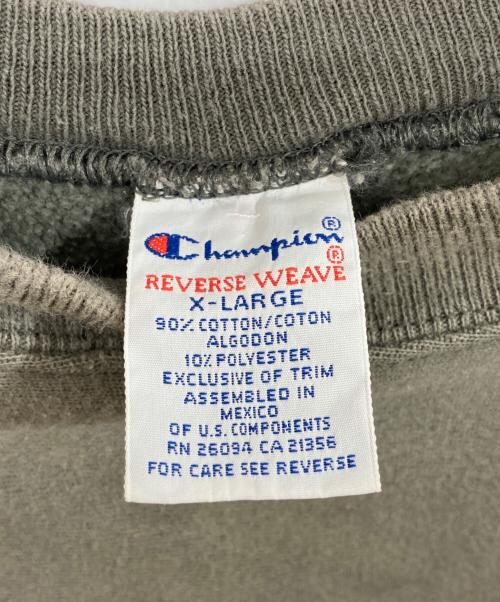 Champion REVERSE WEAVE（チャンピオン リバース ウィーブ）Champion REVERSE WEAVE (チャンピオン リバース ウィーブ) スウェット グレー サイズ:SIZE XLの古着・服飾アイテム