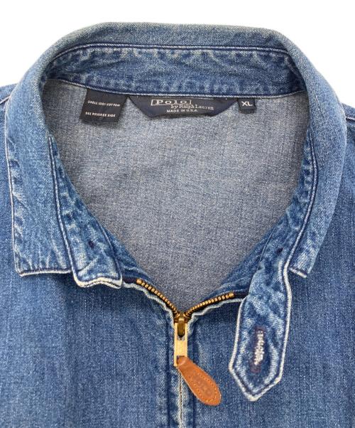 POLO RALPH LAUREN（ポロ・ラルフローレン）POLO RALPH LAUREN (ポロ・ラルフローレン) スイングトップ インディゴ サイズ:XLの古着・服飾アイテム