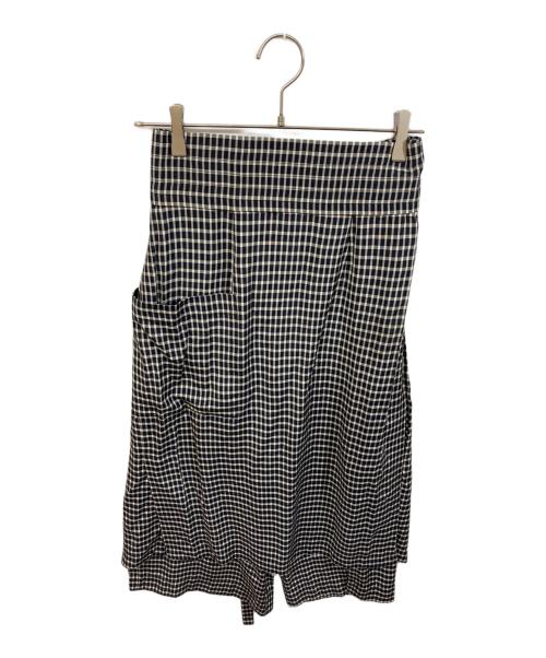 ENFOLD（エンフォルド）ENFOLD (エンフォルド) ラップスカートレイヤードパンツ グレー サイズ:	SIZE 38の古着・服飾アイテム