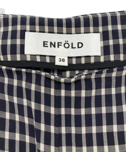 ENFOLD（エンフォルド）ENFOLD (エンフォルド) ラップスカートレイヤードパンツ グレー サイズ:	SIZE 38の古着・服飾アイテム
