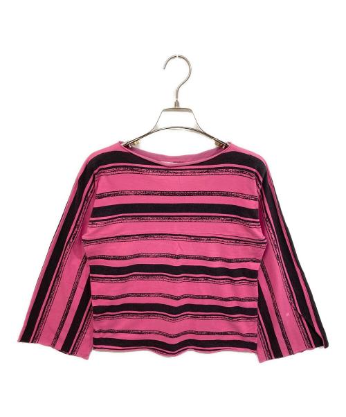 Maison Martin Margiela（メゾンマルタンマルジェラ）Maison Martin Margiela (メゾンマルタンマルジェラ) カットソー ショッキングピンク サイズ:Mの古着・服飾アイテム