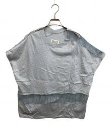 Maison Margiela（メゾンマルジェラ）の古着「チュール切替Tシャツ」｜スカイブルー