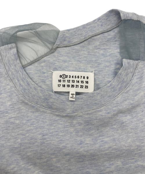 Maison Margiela（メゾンマルジェラ）Maison Margiela (メゾンマルジェラ) チュール切替Tシャツ スカイブルー サイズ:Sの古着・服飾アイテム