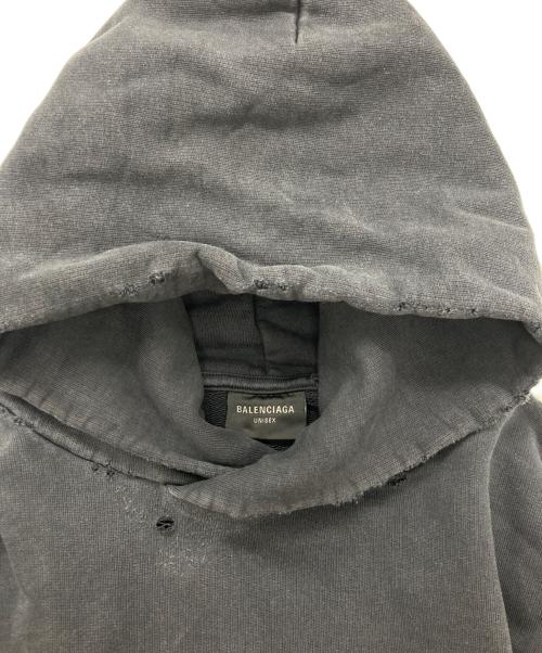 BALENCIAGA（バレンシアガ）BALENCIAGA (バレンシアガ) Boxing Hoodie Large Fit パーカー ブラック サイズ:XXSの古着・服飾アイテム