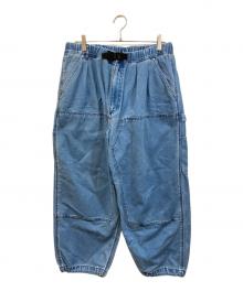 BEAMS（ビームス）の古着「フェードダックダブルニー ペインターパンツ」｜インディゴ