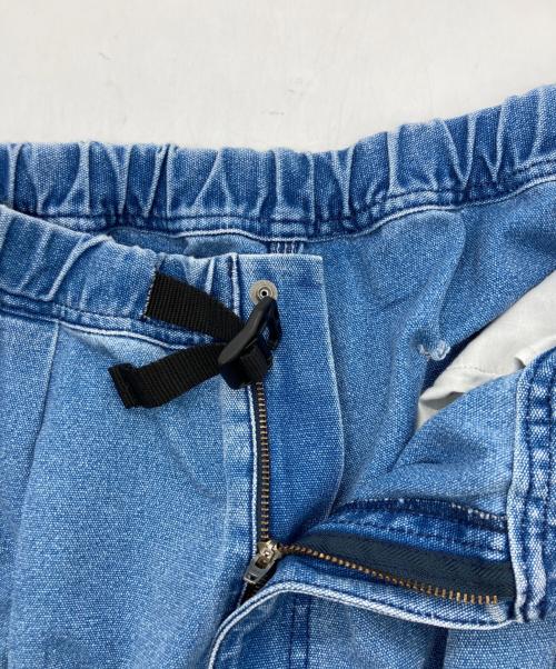 BEAMS（ビームス）BEAMS (ビームス) フェードダックダブルニー ペインターパンツ インディゴ サイズ:	SIZE Mの古着・服飾アイテム