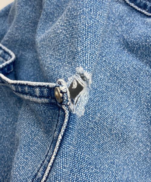 BEAMS（ビームス）BEAMS (ビームス) フェードダックダブルニー ペインターパンツ インディゴ サイズ:	SIZE Mの古着・服飾アイテム