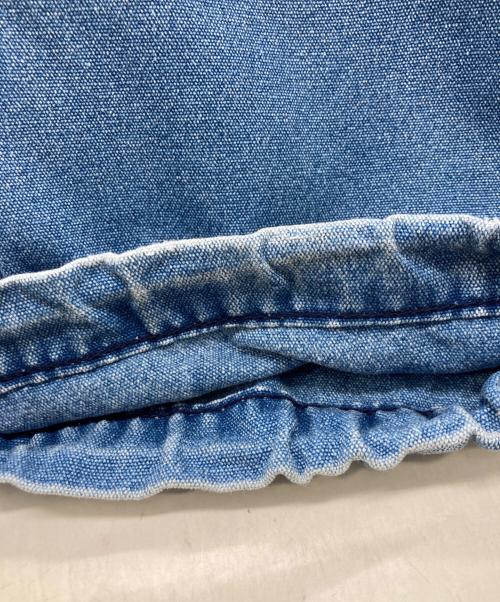 BEAMS（ビームス）BEAMS (ビームス) フェードダックダブルニー ペインターパンツ インディゴ サイズ:	SIZE Mの古着・服飾アイテム