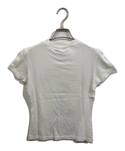 Christian Dior（クリスチャン ディオール）Christian Dior (クリスチャン ディオール) J'ADORE DIOR マーメイドプリントTシャツ ホワイト サイズ:SIZE 36の古着・服飾アイテム
