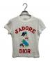 Christian Dior（クリスチャン ディオール）の古着「J'ADORE DIOR マーメイドプリントTシャツ」｜ホワイト