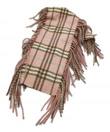 BURBERRY LONDON（バーバリーロンドン）の古着「サイドフリンジマフラー」