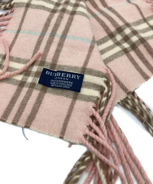 BURBERRY LONDON（バーバリーロンドン）BURBERRY LONDON (バーバリーロンドン) サイドフリンジマフラーの古着・服飾アイテム