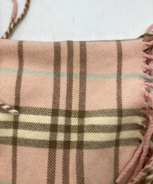 BURBERRY LONDON（バーバリーロンドン）BURBERRY LONDON (バーバリーロンドン) サイドフリンジマフラーの古着・服飾アイテム