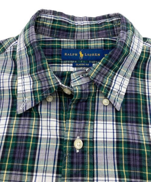 RALPH LAUREN（ラルフローレン）RALPH LAUREN (ラルフローレン) 半袖シャツ グリーン サイズ:SIZE Mの古着・服飾アイテム