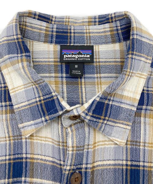 Patagonia（パタゴニア）Patagonia (パタゴニア) オーガニックコットンシャツ ネイビー サイズ:Mの古着・服飾アイテム