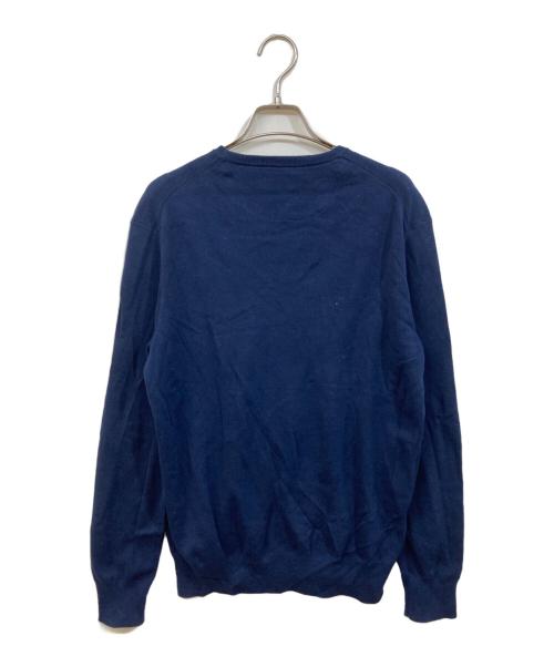 POLO RALPH LAUREN（ポロ・ラルフローレン）POLO RALPH LAUREN (ポロ・ラルフローレン) ワンポイントロゴニット ネイビー サイズ:	SIZE Sの古着・服飾アイテム