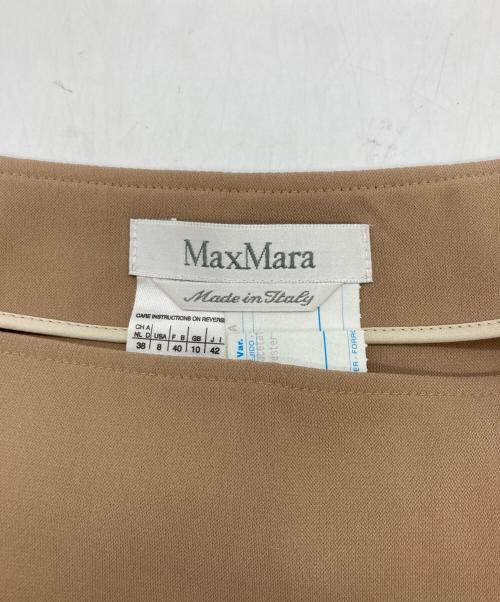 MaxMara（マックスマーラ）MaxMara (マックスマーラ) フレアスカート ブラウン サイズ:SIZE 42の古着・服飾アイテム