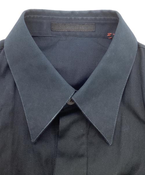 HELMUT LANG（ヘルムートラング）HELMUT LANG (ヘルムートラング) 変形シャツ ブラック サイズ:40の古着・服飾アイテム