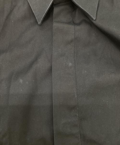 HELMUT LANG（ヘルムートラング）HELMUT LANG (ヘルムートラング) 変形シャツ ブラック サイズ:40の古着・服飾アイテム