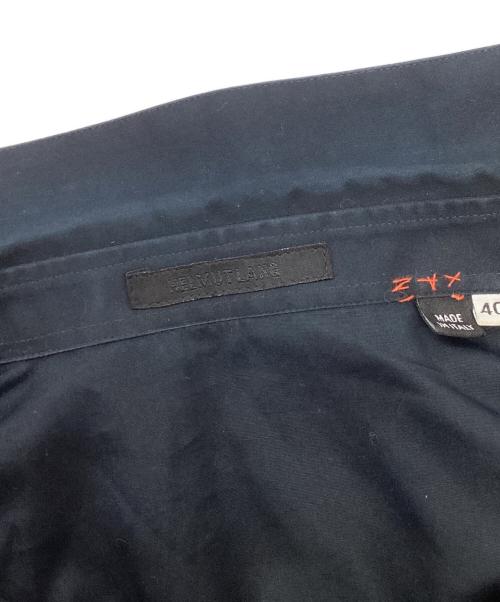 HELMUT LANG（ヘルムートラング）HELMUT LANG (ヘルムートラング) 変形シャツ ブラック サイズ:40の古着・服飾アイテム