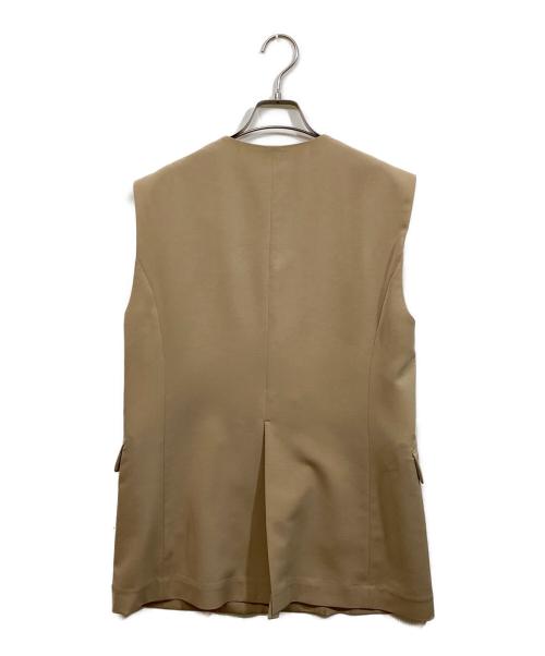 martinique（マルティニーク）martinique (マルティニーク) ジレ ベージュ サイズ:Freeの古着・服飾アイテム